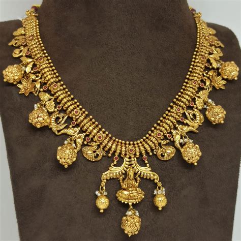 Buy Lalitha Antique Necklace Online Prakash Jewellers Jewelflix