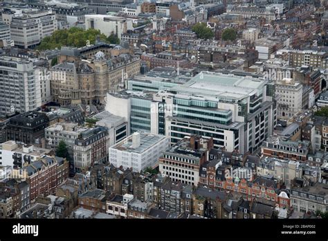 Aerial View Of Bbc Broadcasting House Portland Place All Souls Church