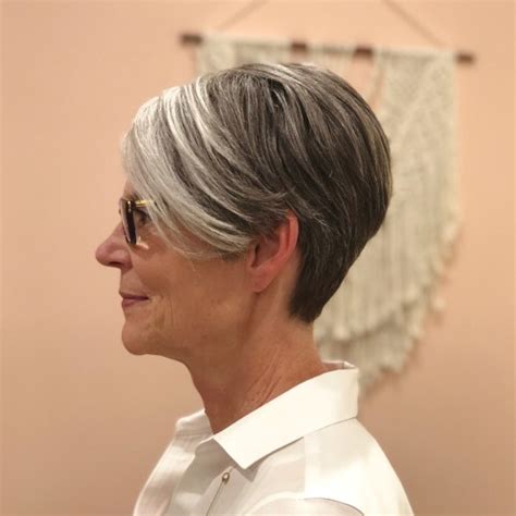 @amyspencerhair if you are lucky enough to have thick hair, then this is a cut that can emphasize the beauty of your hair while allowing for manageability. 20 Best Hairstyles for Women over 50 with Glasses