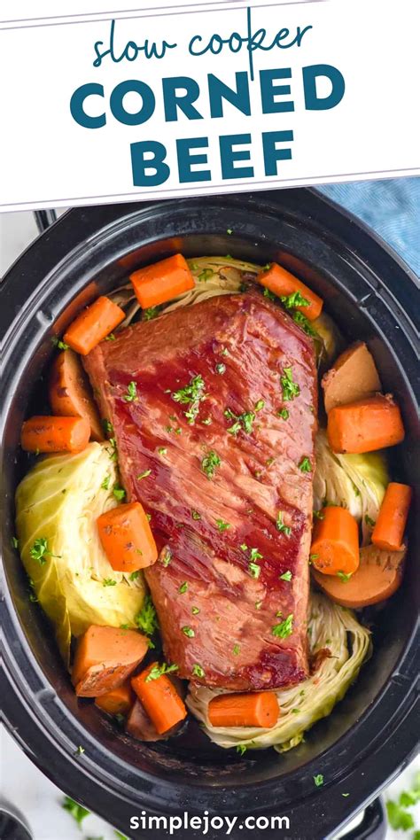 Slow cooker corned beef