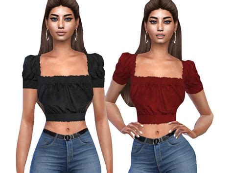Female Casual Blouses By Saliwa At Tsr Sims 4 Updates
