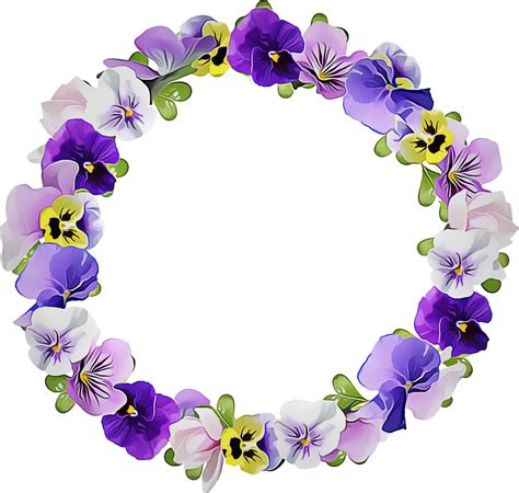 Beautiful Flower Wreath Png Images Png All Png All