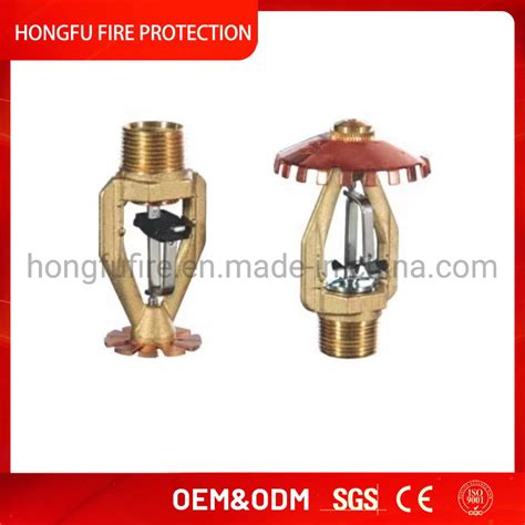 Inch Upright Type Fire Sprinkler Head Brass Esfr Fire Sprinkler China Upright Sprinkler And