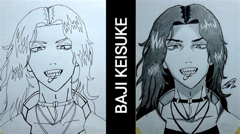 how to draw speed drawing cara menggambar anime manga keisuke baji tokyo manji tokyo revengers