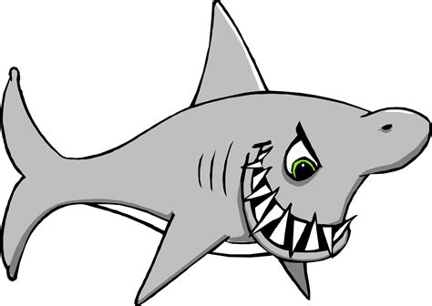 Shark Cartoon Printable Clip Art Library