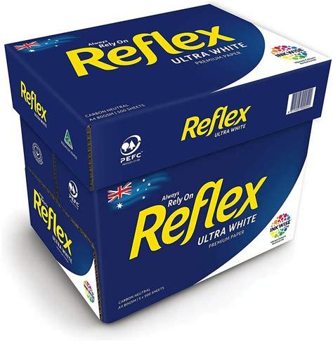 Reflex Ultra White A4 Copy Paper 500 Sheets Carton Of 5 2299