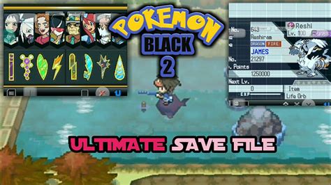 Pokemon Black 2 Ultimate Save File With Legendary Pokemons Unlimited