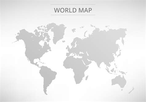 Vector Grey World Map Download Free Vectors Clipart