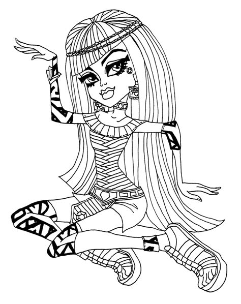 Monster High Printen Kleurplaat 9