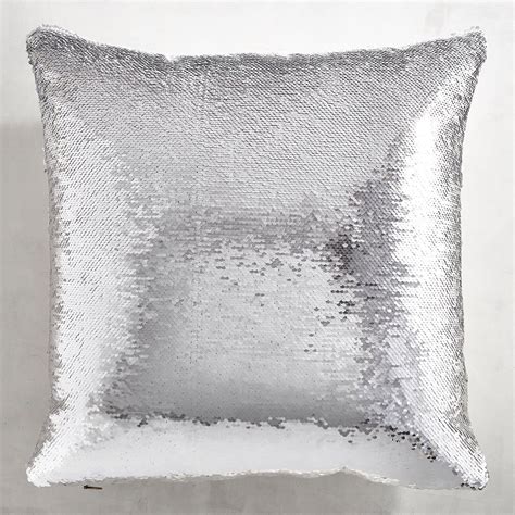 Silver And White Sequined Pillow Pier 1 Monitor For Discounts