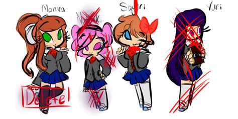 Doki Doki Literature Club Deaths Spoilers By Lucy Draws On Deviantart