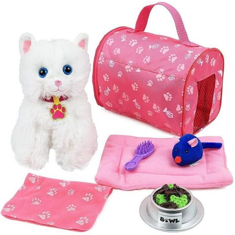 Click N Play 8 Piece Doll Kitten Set And Accessories Perfect For 18