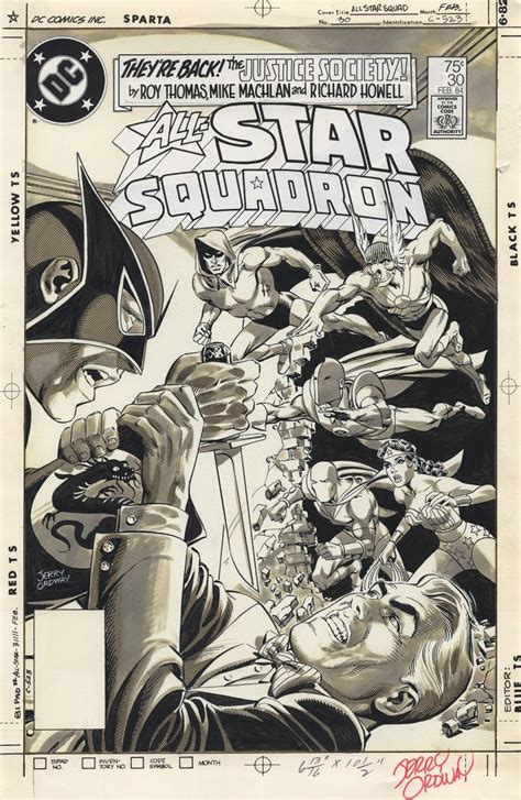 Dc Comics Of The 1980s 1983 Anatomy Of A Cover All Star Squadron 30