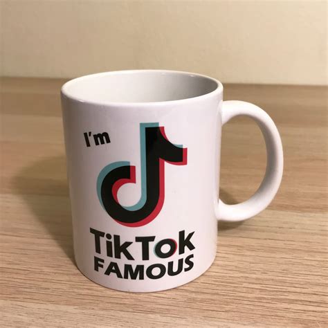 Im Tiktok Famous Tik Tok White Ceramic Coffee Mug 11oz Etsy