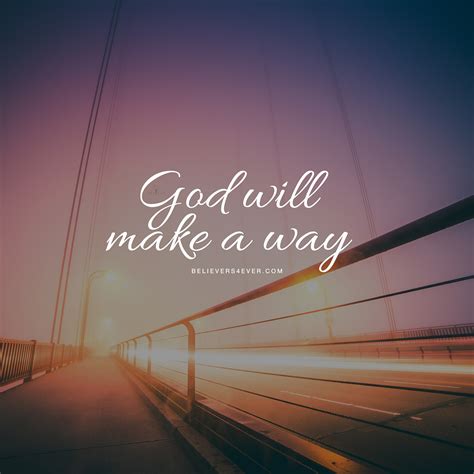 God Will Make A Way
