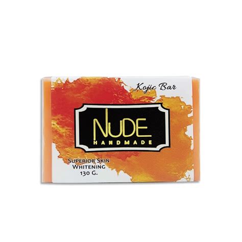 Nude Handmade Essentials Kojic Bar Soap Beauty Personal Care Bath