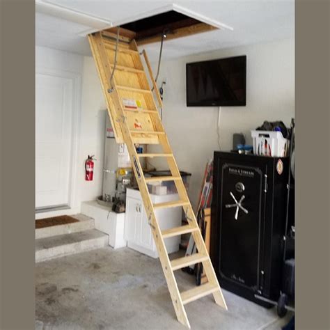 Universal Wood Attic Ladder 250 Lb 225×54 Inch Opening A Better