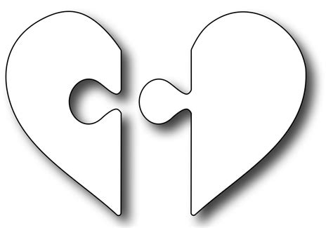 Mobile friendly editor · add your own text or name · designed by you Herz Puzzle Vorlage - tippsvorlage.info - tippsvorlage.info