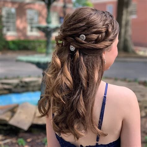 Braided Half Up Half Down Prom Hairstyle Hairstyle Prom Hair Hair