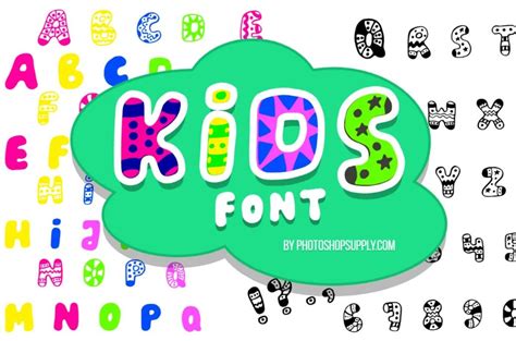 15 Kids Fonts Ttf Otf Free Download Graphic Cloud