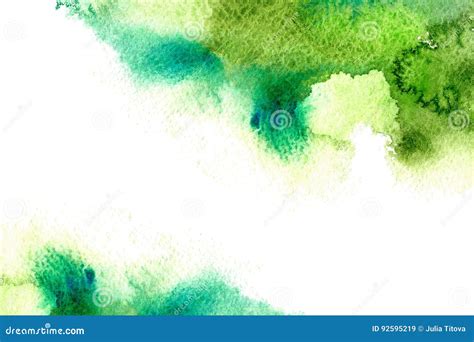 Blue And Green Watery Frame Stock Illustration Illustration Of