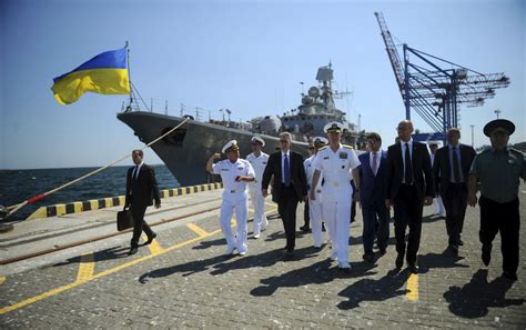The Ukrainian Navy Scuttled Its Flagship To Prevent Its Capture The