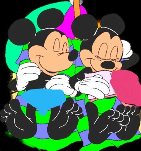 Mickey Mouse And Minnie Mouse Sleeping Together Mickey Mouse Mickey