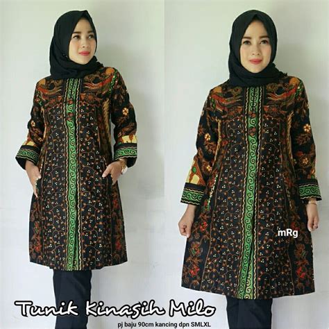 Model Baju Batik Tunik Desain Baju Pengantin Dan Kondangan