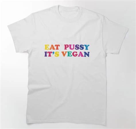 Eat Pussy Its Vegan T Shirt Veganes T Shirt Y2k ästhetisch Etsyde