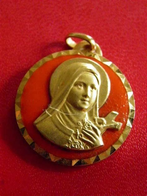 GRANDE MEDAILLE RELIGIEUSE Ancienne Ste Therese De L Enfant Jesus