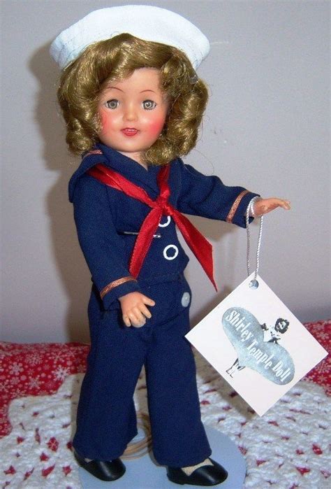 12 In Shirley Temple Doll Original Tagged Sailor Suit 1950s 1960s