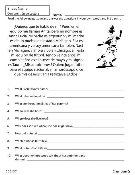 8 Spanish Worksheets Level 2 Ideas Spanish Worksheets Spanish Worksheets