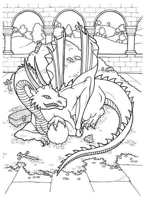 30 Disegni Di Draghi Da Colorare Pianetabambiniit Dragon Coloring