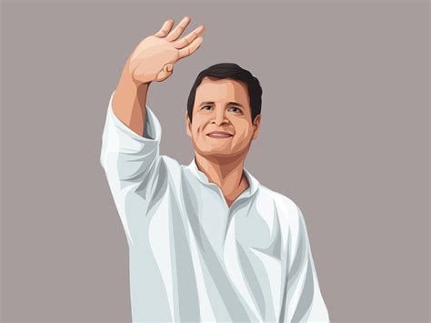 Rahul Gandhi Vector Illustration By Lets Vectorize On Dribbble