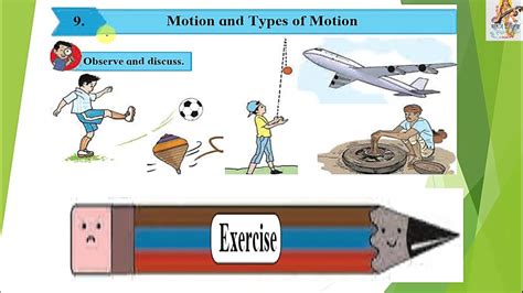 Exercise Chapter 9 Motion And Types Of Motion Class 6th General Science English Youtube