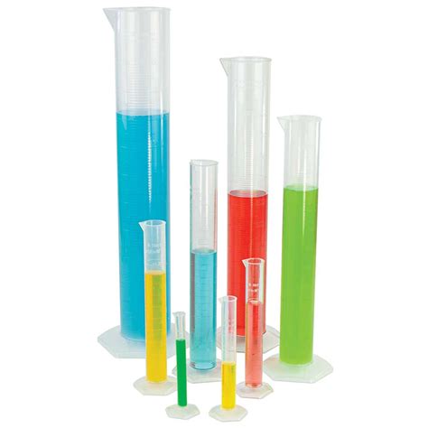1000ml Class A Plastic Graduated Cylinder With Molded Graduations Lab