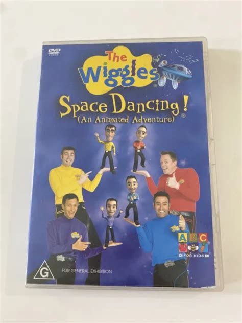 The Wiggles Dvd Space Dancing Animated Adventure Rare Australia