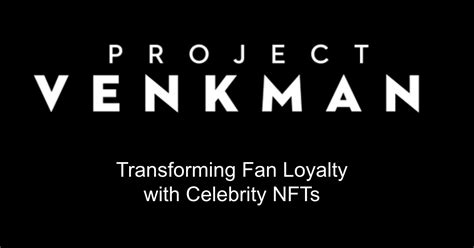 Project Venkman Leading The Way On Celebrity Nfts