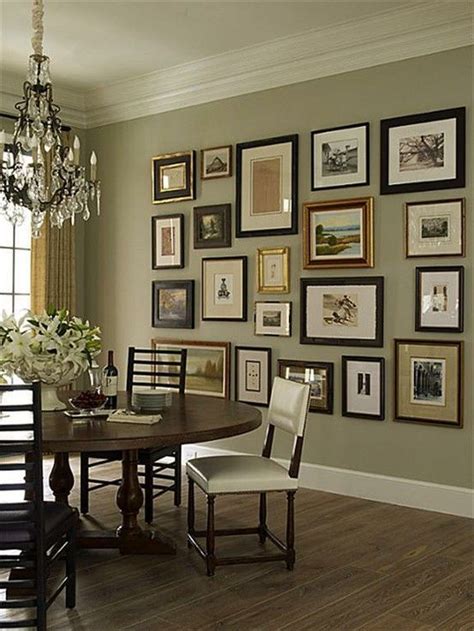 Good Gallery Wall Mixed Frames Pictures Hang Low On The Wall Home Decor