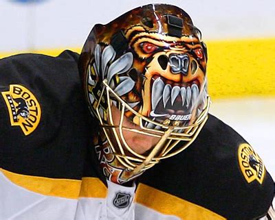 Better than thomas' if you ask me. Bruins Corner Blog: Moog vs Rask Bruins goalie masks
