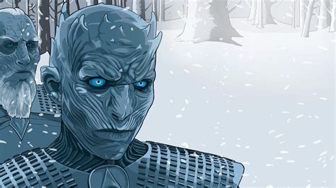 Night King White Walkers 4k Game Of Thrones Tv Shows Hd Illustration Artist Artwork