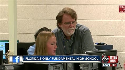 Floridas Only Fundamental High School Flourishing In Pinellas County