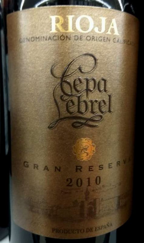 The mainland and hong kong closer economic partnership arrangement (cepa) is the first free trade agreement ever concluded by the mainland of china and hong kong. Cata del vino Gran Reserva Cepa Lebrel 2010, DOCa Rioja ...