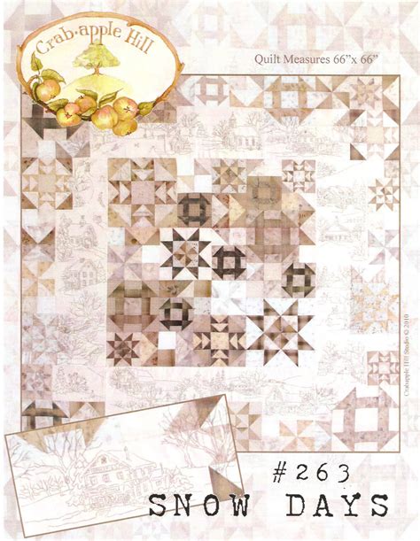 The Gathering Place Quilts Snow Days Pattern And Kit