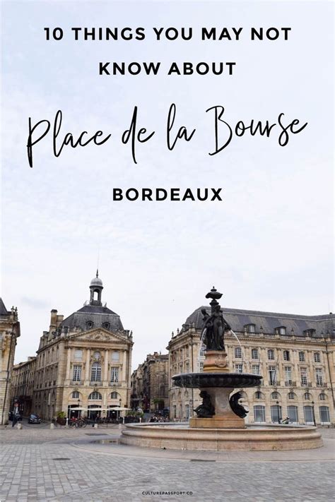 A Fountain With The Words 10 Things You May Not Know About Place De La