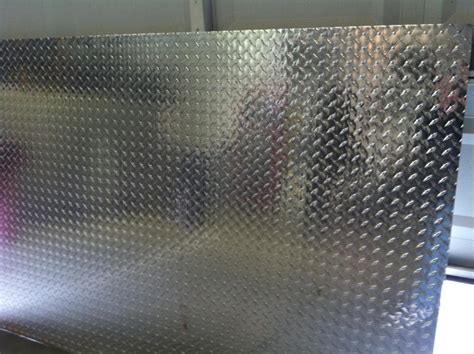 Buy rubber floors from america's trusted brand. 26'x4'x.063" polished aluminum diamond plate So. Cal ...