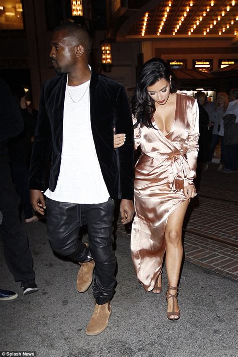 kim kardashian oozes sex appeal as she sashays to the movies with kanye west daily mail online
