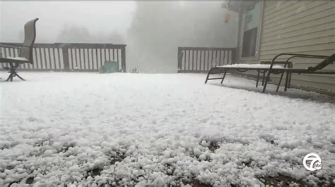 What The Hail Large Chunks Of Ice Hit Howell Residents React To