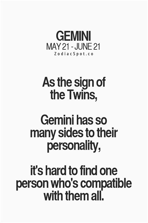 Zodiac Sign Facts Gemini