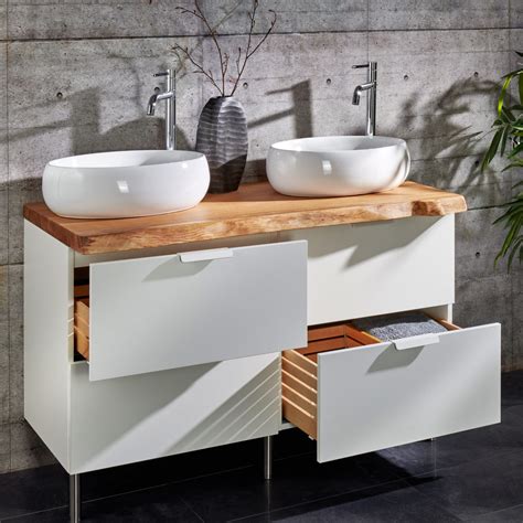 Design waschbecken und waschtischunterschrank vereinen sich zu einem ästhetischen bild. Waschtisch mit Unterschrank - Spon-Holz
